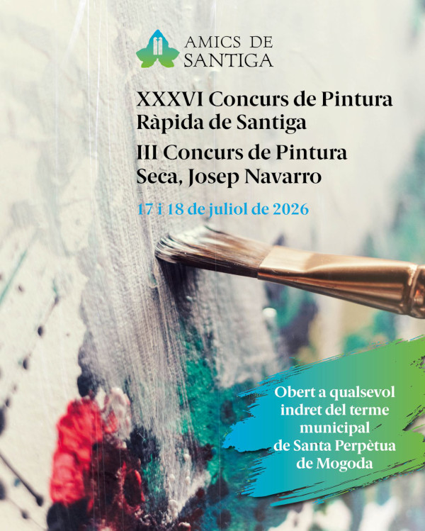 Concurs de pintura r&agrave;pida de Santiga